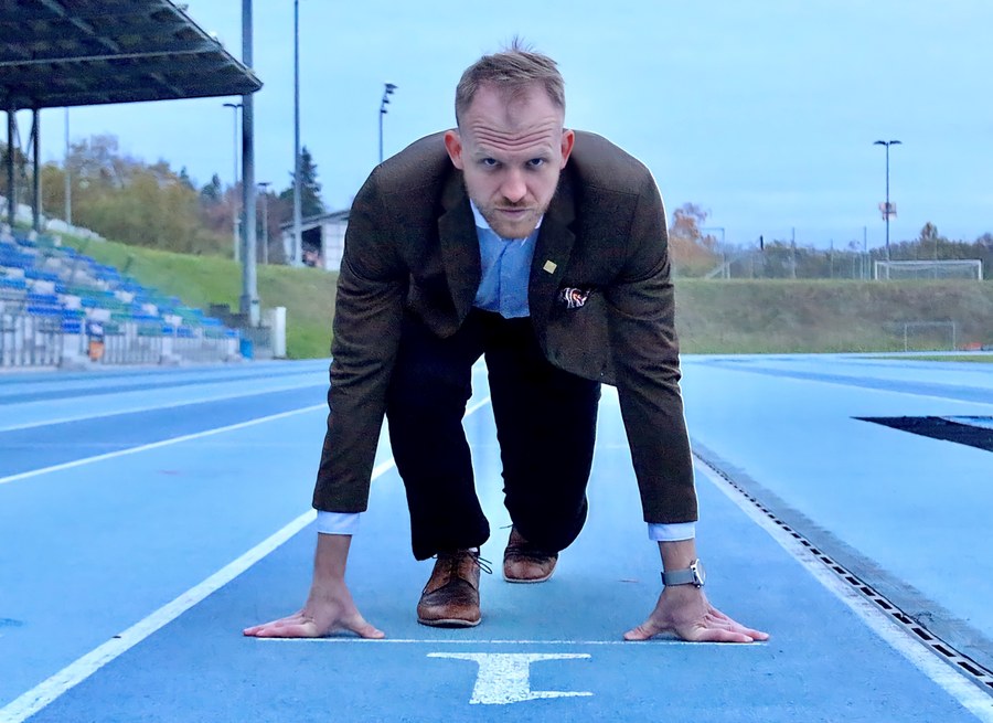 Rostislav Halaš na startovní čáře